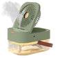 Portable Desktop Fan with Humidifier Spray & Night Light