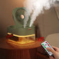Portable Desktop Fan with Humidifier Spray & Night Light