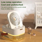 Portable Desktop Fan with Humidifier Spray & Night Light